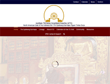 Tablet Screenshot of kagyu.org