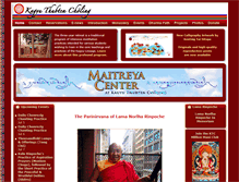 Tablet Screenshot of kagyu.com